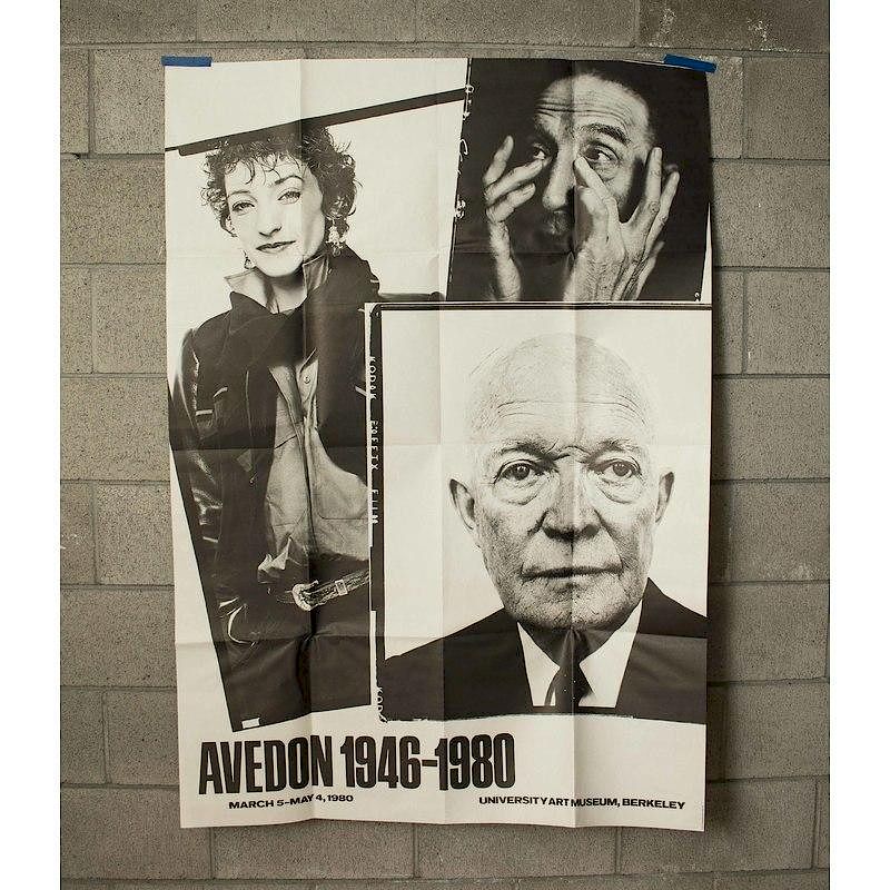 Appraisal: Richard Avedon - UC Berkeley Poster Unframed exhibition poster Avedon