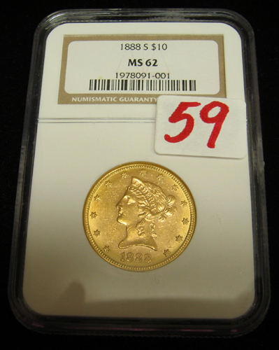 Appraisal: U S TEN DOLLAR GOLD PIECE Liberty head type variety