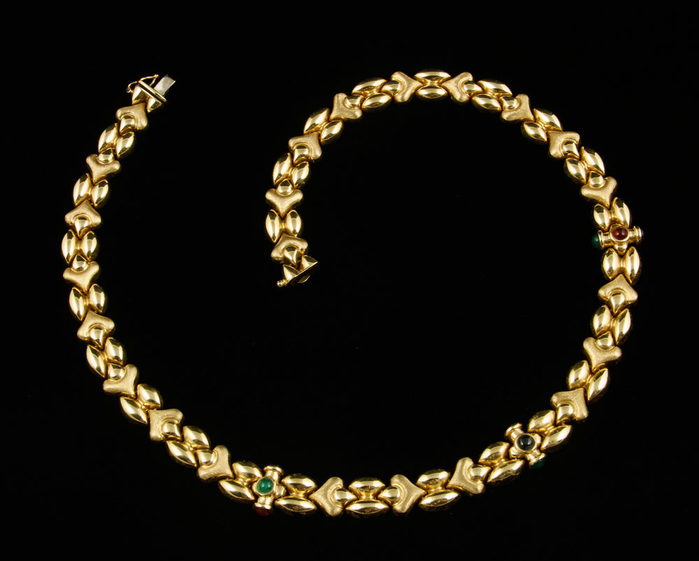 Appraisal: - K Yellow Gold Chain Necklace K yellow gold chain