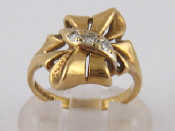 Appraisal: A carat gold diamond ring size M gms