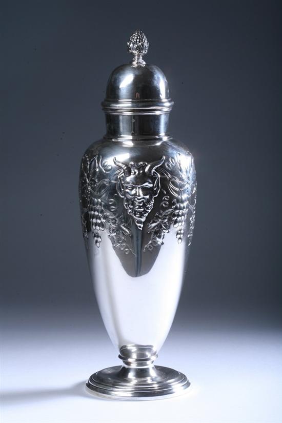 Appraisal: INTERNATIONAL STERLING SILVER POTPOURRI VASE pattern C pint capacity Oviform