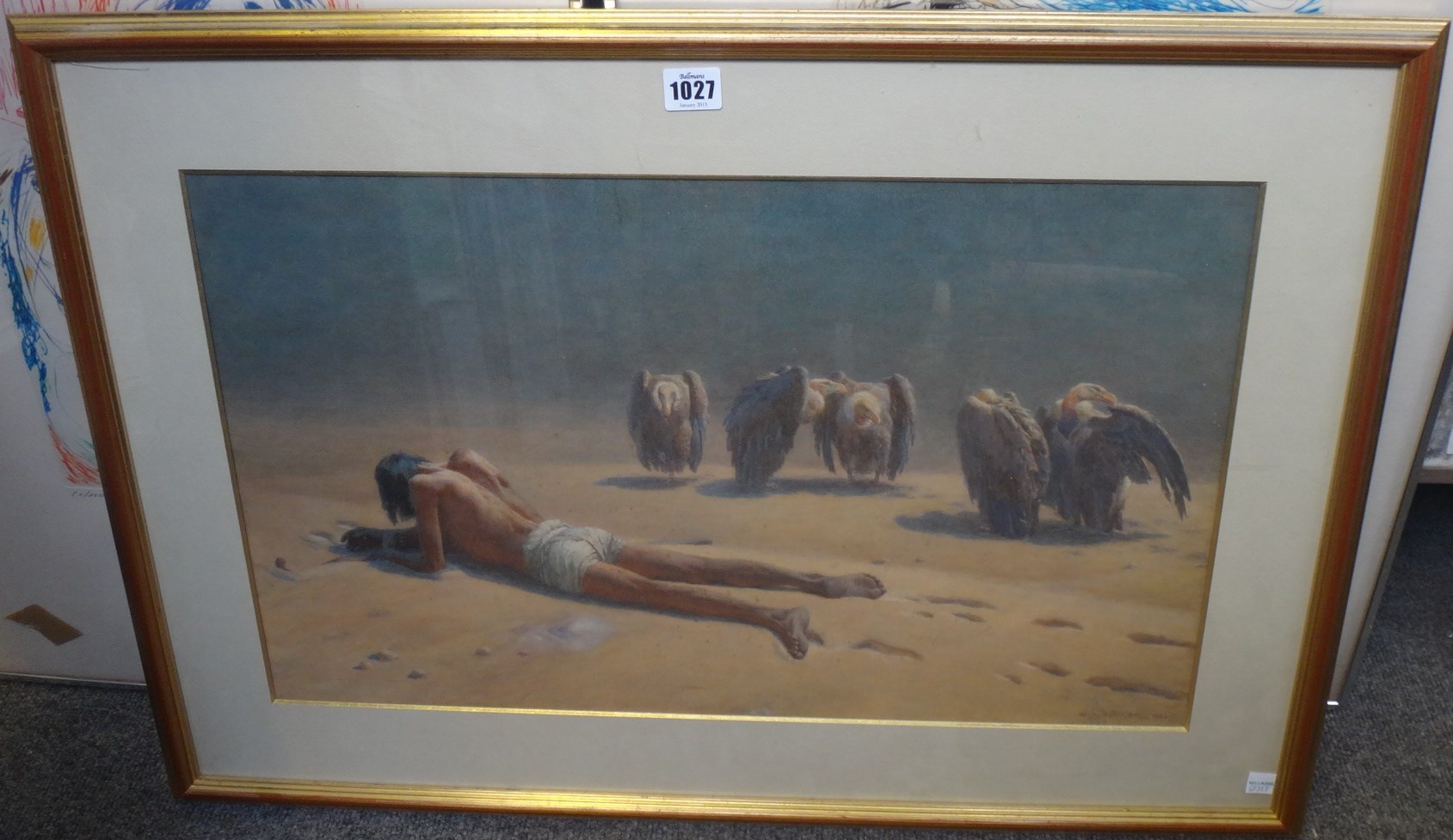 Appraisal: John Charles Dollman - Abandoned watercolour signed and dated cm