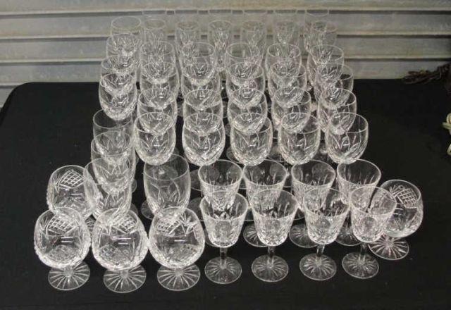 Appraisal: Waterford Cut Crystal Stemware From a Rye NY home