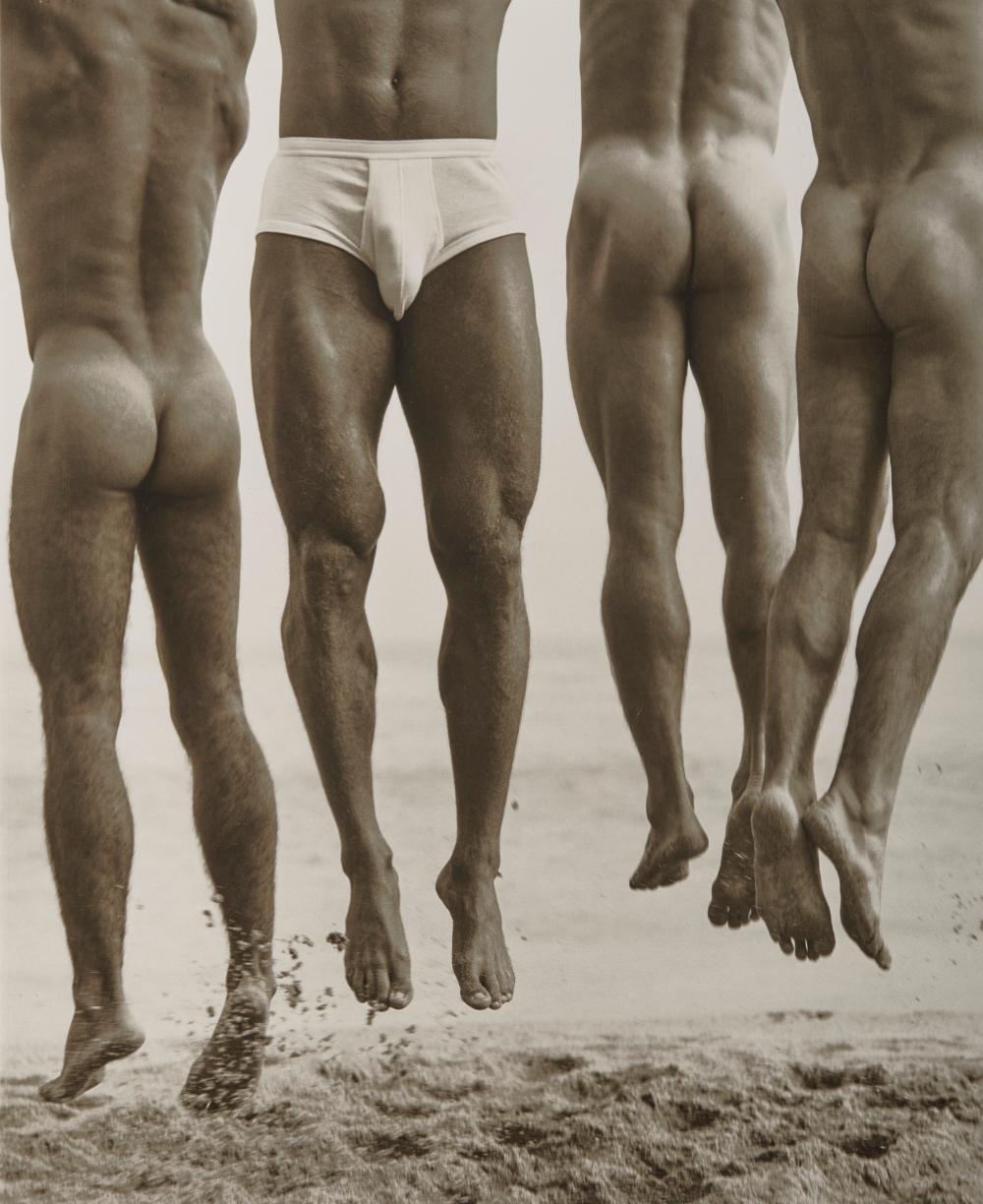 Appraisal: HERB RITTS American - Jump Paradise Cove gelatin silver print