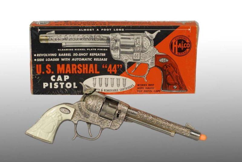 Appraisal: Lot of Western Toy Cap Guns Description Includes original boxes