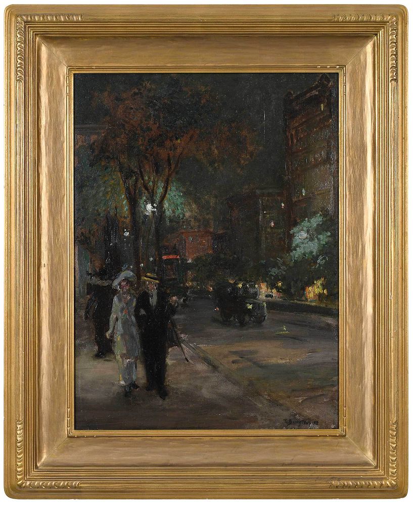 Appraisal: Theresa Bernstein American - New York City Street signed and