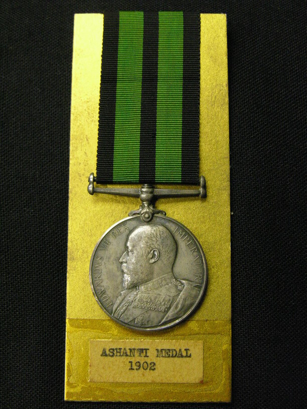 Appraisal: BRITISH MILITARY ASHANTI MEDAL Awarded to Pte Dangana Kafi W