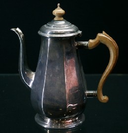 Appraisal: A sterling silver coffee pot by Roberts Belk London