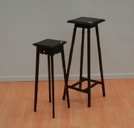 Appraisal: Two th century plant stands