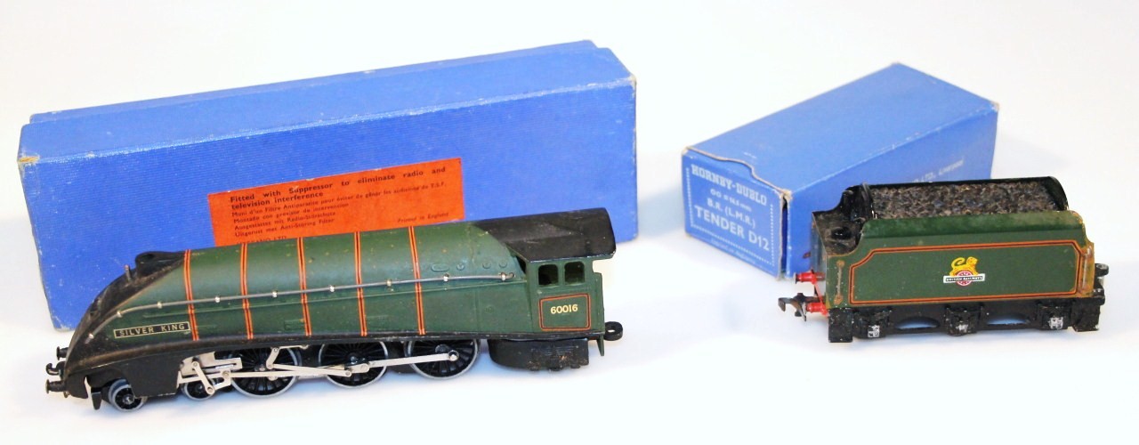 Appraisal: A Hornby Duplo gauge silver King locomotive and tender cm