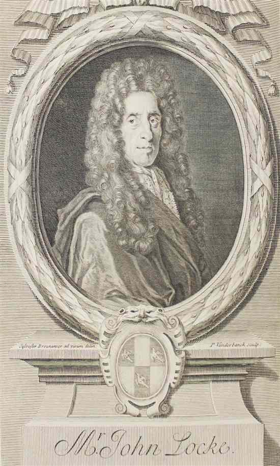 Appraisal: LOCKE J AN ESSAY CONCERNING HUMANE UNDERSTANDING engraved portrait third