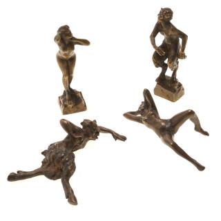 Appraisal: Austrian erotic bronze models Austrian erotic bronze models th c