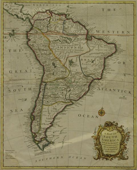 Appraisal: SEALE R W Eng A Map of South America With