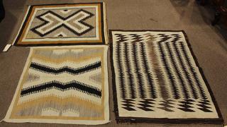 Appraisal: lot of Navajo regional rugs lot of Navajo regional rugs