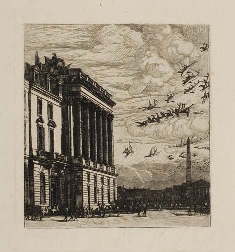 Appraisal: CHARLES MERYON Le Minist re de la Marine Etching on