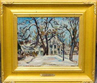 Appraisal: Florence White Williams American - Gould House Greenfield MA oil