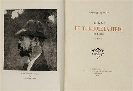 Appraisal: LAUTREC JOYANT MAURICE HENRI DE TOULOUSE LAUTREC - PARIS -