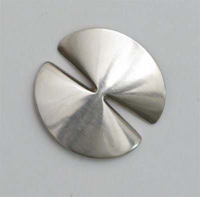 Appraisal: A Georg Jensen silver brooch model no B designed by