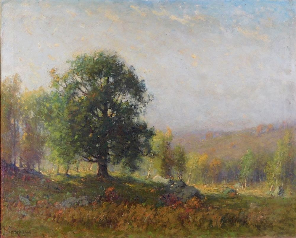 Appraisal: Joseph Greenwood Impressionist Landscape Painting Joseph H Greenwood Massachusetts -