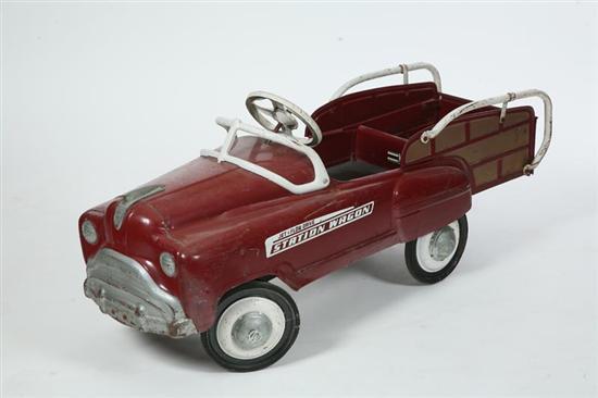 Appraisal: VINTAGE STATION WAGON PEDAL CAR Murray pedal car with maroon