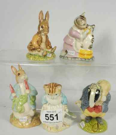 Appraisal: Royal Albert Beatrix Potter Figures Ribby and the Patty Pan