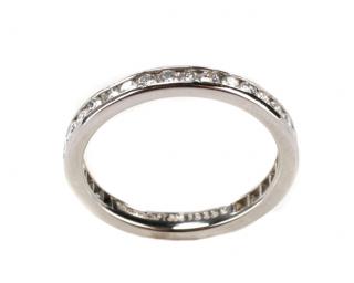 Appraisal: Tiffany Co Platinum and Diamond Infinity Band Tiffany Co American