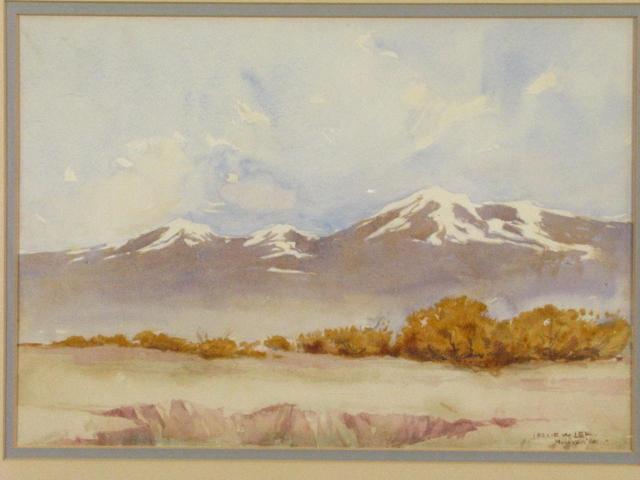 Appraisal: Leslie William Lee Calif - x Watercolor Signed Lower Right