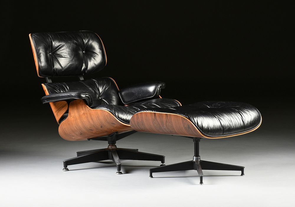 Appraisal: CHARLES AND RAY EAMES American - - AN EAMES LOUNGE