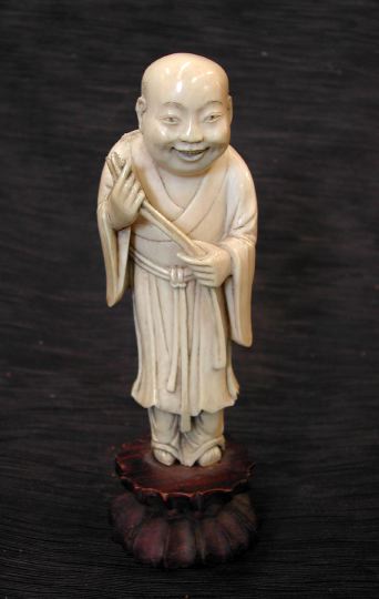 Appraisal: Kuang Hsu Carved Ivory Cabinet Figure fourth quarter th century