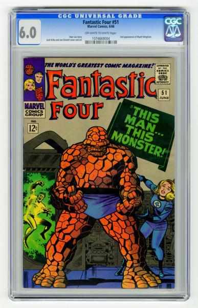 Appraisal: Fantastic Four CGC Marvel Comics Click for full description