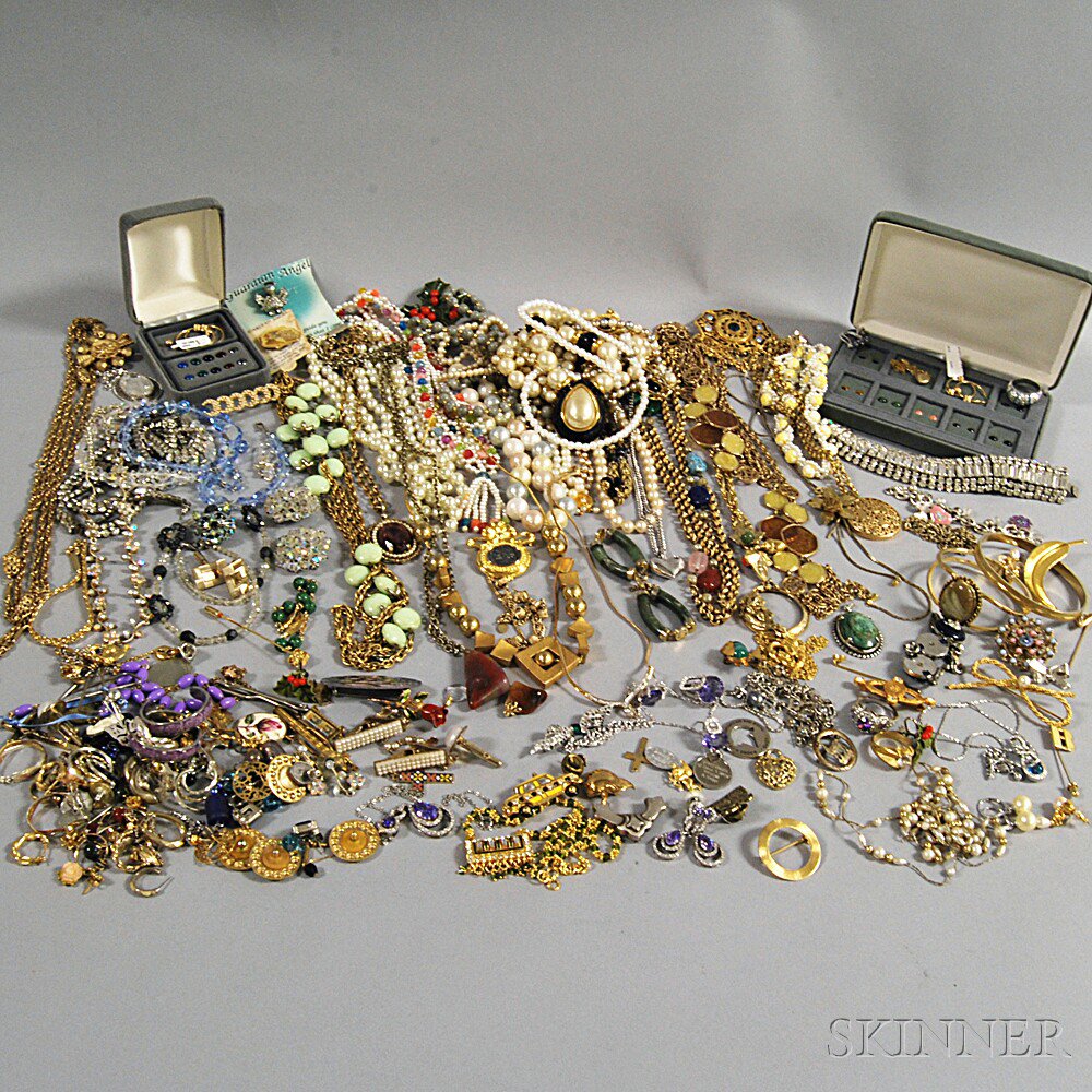 Appraisal: Group of Mostly Assorted Costume Jewelry including two cased sets