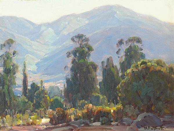 Appraisal: Hanson Puthuff American - Foothills of La Crescenta signed 'H