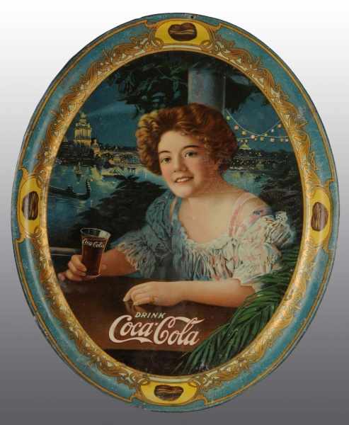 Appraisal: Tin Coca-Cola Serving Tray Description Some minor stains when viewed