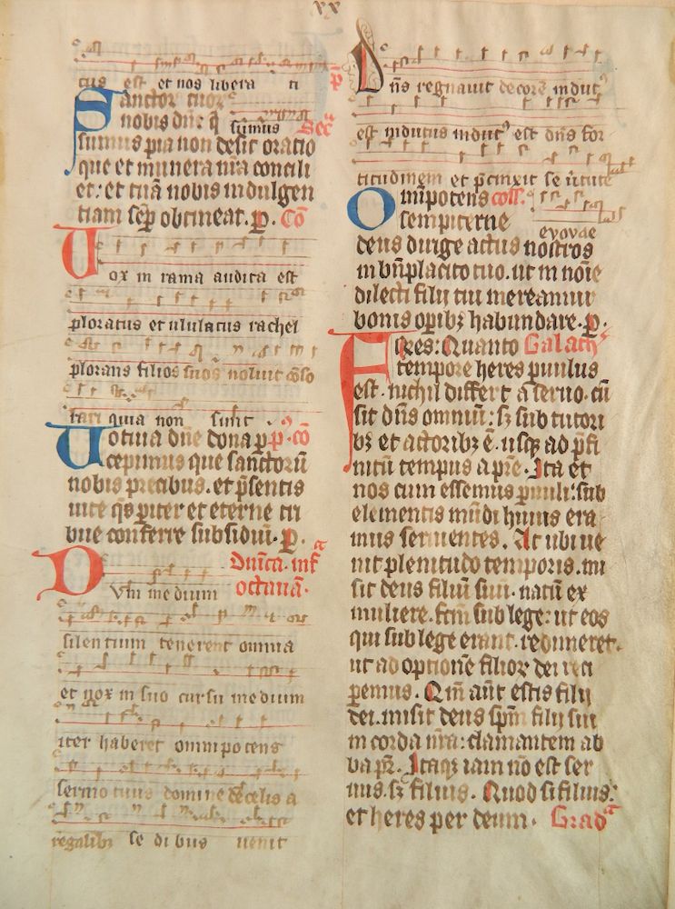 Appraisal: Leaf from a Gradual Wurtzberg Germany Leaf from a Gradual