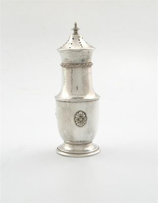 Appraisal: An Arts and Crafts electroplated sugar caster possibly by A