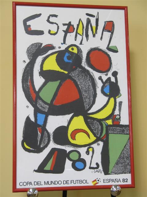 Appraisal: JOAN MIRO SPANISH - ESPANA - COPA DEL MUNDO DE