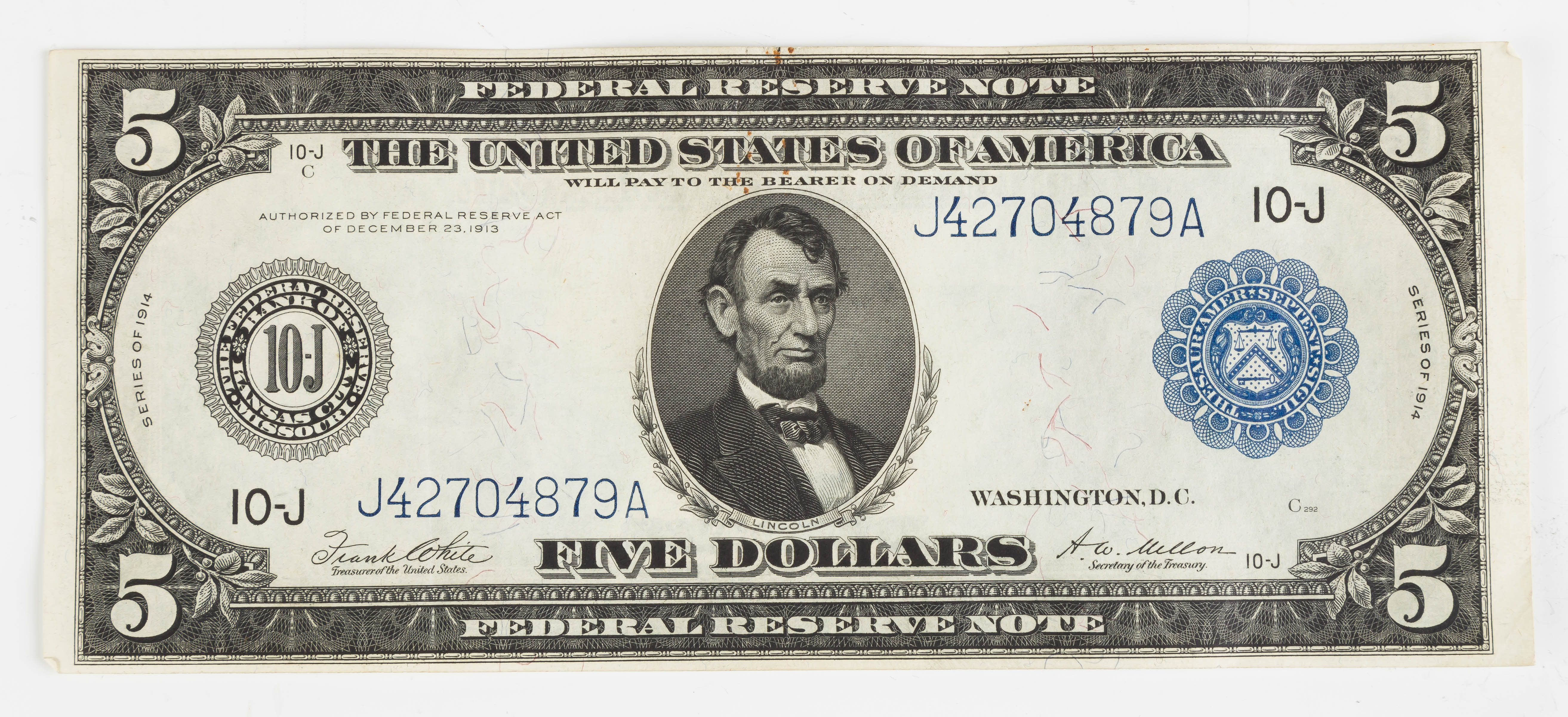 Appraisal: Five Dollar Bill