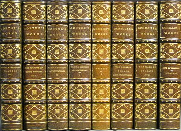 Appraisal: Literature volumes Schiller Friedrich von Works Boston Francis A Nicholls