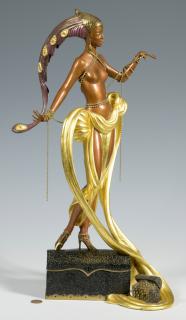 Appraisal: Erte Sculpture Pleasure of the Courtesan Erte Iromain De Tirtoff