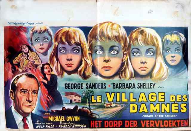 Appraisal: VILLAGE OF THE DAMNED MGM science fiction starring George Sanders