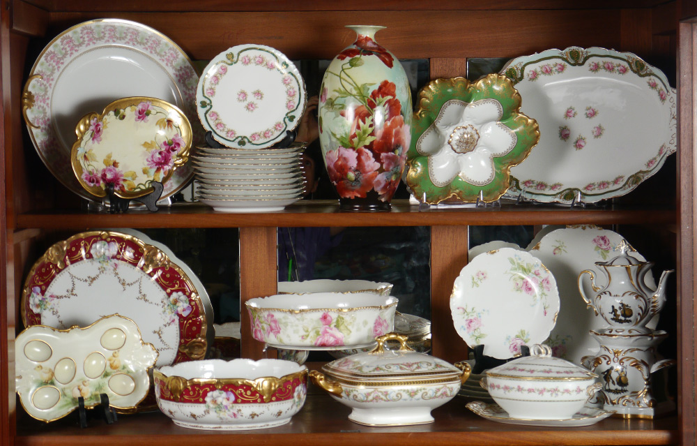 Appraisal: FRENCH LIMOGES LIMOGES AND MORE LIMOGES Approximately Pieces A beautiful