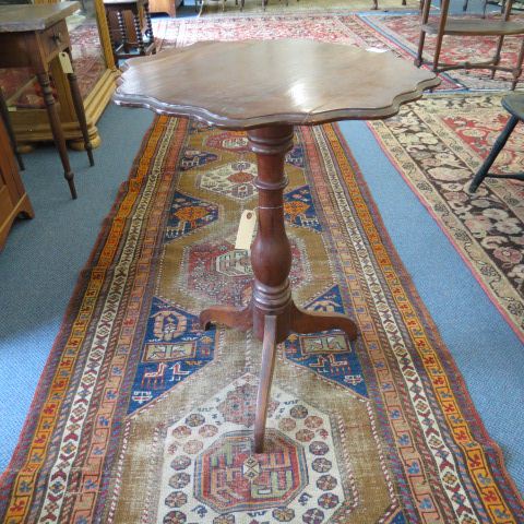 Appraisal: Period Tilt Top Candlestand tri-footed base tall top