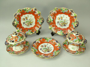 Appraisal: A Masons Real Ironstone China part dinner service th century