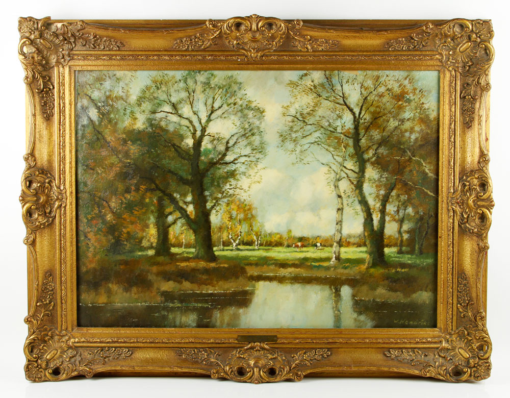 Appraisal: - Hendricks Green and Gold O C William Hendriks -