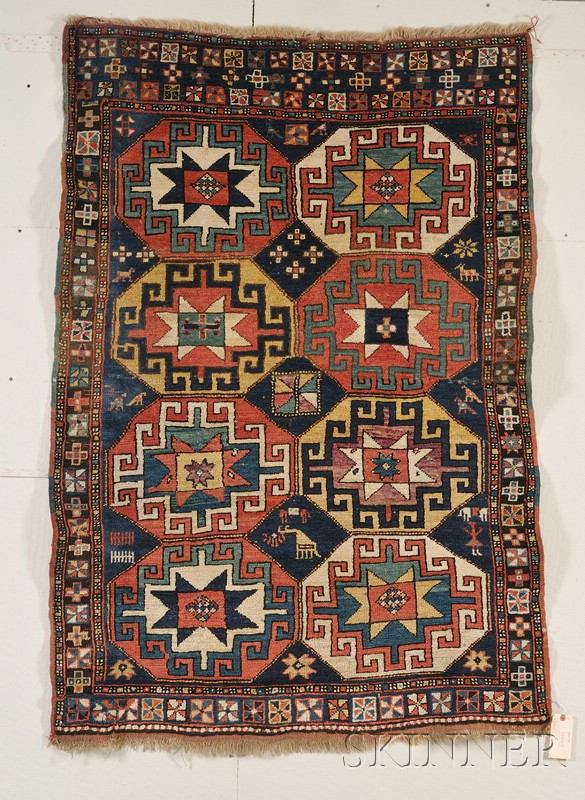 Appraisal: Gendje Rug South Central Caucasus last quarter th century crease