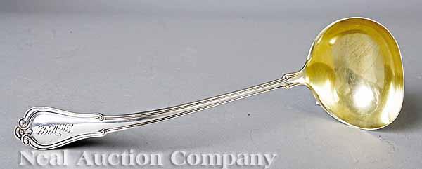 Appraisal: A Gorham Norfolk Sterling Silver Punch Ladle ret Theresa Hausmann