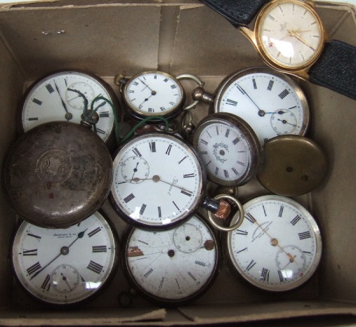 Appraisal: A gentleman's silver cased hunting cased pocket watch London a