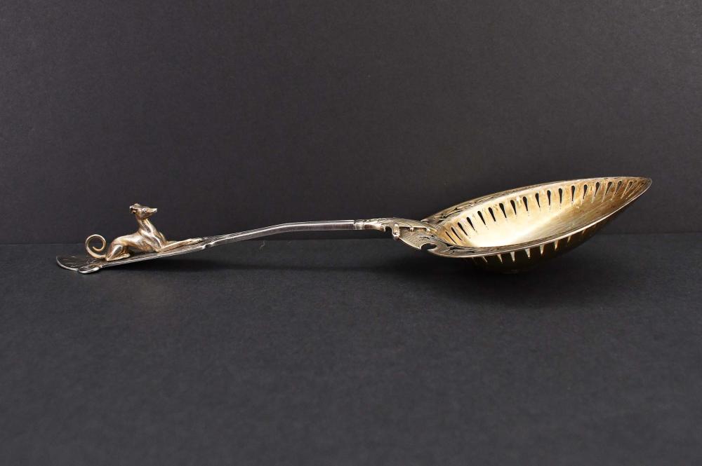 Appraisal: AMERICAN RENASSANCE REVIVAL STERLING SERVING SPOONMarked Probably Gorham Circa The