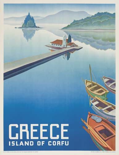 Appraisal: ANONYMOUS GREECE ISLAND OF CORFU x inches x cm Pechlivanides