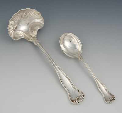 Appraisal: Tiffany Co Sterling Silver Ladle and Sugar Spoon in Provence